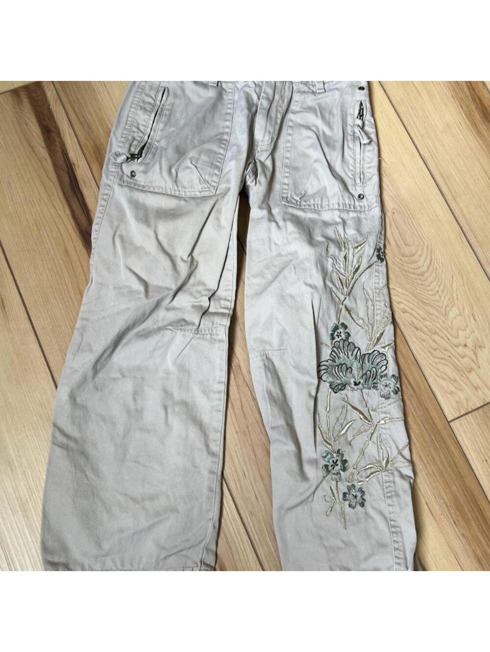 Vintage Limited Too Khaki Cargo Pants Size 6